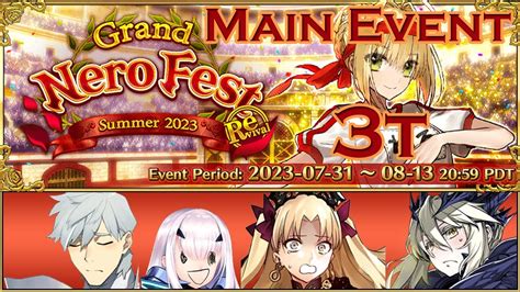 fgo nero fest 2023|fgo upcoming events na 2023.